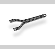 XRAY 301075 X4F Graphite Upper Deck - SPLIT Front - 2.0MM