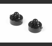 XRAY 358056-K XB8 Alu Shock Cap Zero Rebound - Black Coated (2)