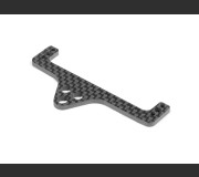 XRAY 373560 X10 CARBON REAR POD UPPER PLATE FOR 1-PIECE CHASSIS