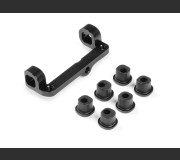 XRAY 332733 Alu Upper Arm Holder -  Right - Black - Swiss 7075 T6 - Set