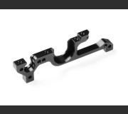 XRAY 332018 Alu Lower Bulkhead Front - Right - Black - Swiss 7075 T6