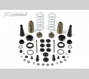 XRAY 358103 XB808 Front Shock AbsorberS + BOOTS Complete Set (2) --- Replaced with #358104