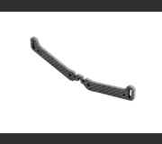 XRAY 301385 X4F CARBON BODY POST & BODY POST HOLDER - ONE-PIECE - WAVE