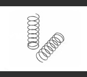 XRAY 368277 Rear Spring-Set Progressive Open L=55MM - 2 DOTS (2)