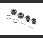 XRAY 301351-K ALU ADJUSTABLE BODY POST STOP - BLACK (2)