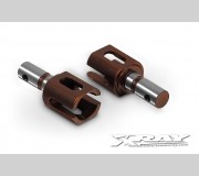 XRAY 355071 Center Diff Outdrive Adapter - Lightweight - HUDY Steel (2)