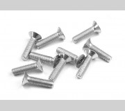 XRAY 904312 HEX Screw SFH M3x12 - Silver  (10)