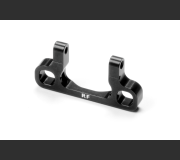XRAY 333713 Alu Rear Lower 1-PIECE Suspension Holder - Front - Black - RF