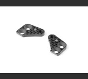 XRAY 362274 Graphite Extension for Alu Steering Block - 1 Dot (1+1)