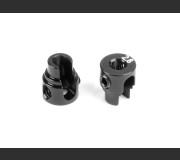XRAY 343485-K Alu CUTTED Anti-Roll Bar Collar o2.8 - Black (2)