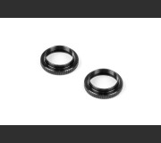 XRAY 308042-K Alu Shock Adjustable Nut - Black (2)