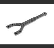 XRAY 301081 X4F'24 GRAPHITE UPPER DECK - SPLIT FRONT - 2.0MM
