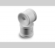 XRAY 329912 Stadium Truck Wheel AeroDisk With 12MM HEX - White (2)