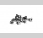 XRAY 903204 HEX Screw SFH M2x4 - Stainless  (10)