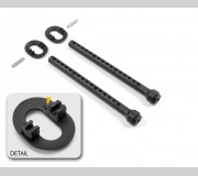 XRAY 301324 Front Body Mount Set +2MM Height