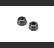 XRAY 308352-K Alu Shock Cap-Nut With Vent Hole - Black (2)