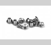 XRAY 902304 HEX Screw SH M3x4 - Stainless  (10)