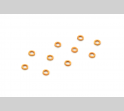 XRAY 303141-O Alu Shim 3x5x1.0MM - Orange (10)