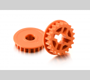 XRAY 305577-O Fixed Pulley 20T - Low Friction - Graphite (2)