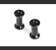 XRAY 373077 Alu Rear Brace Mount 12MM - Black (2)