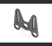 XRAY 373057 X1 CARBON REAR WING MOUNT FOR 1-PIECE CHASSIS