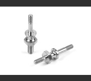 XRAY 358048-T XRAY TITANIUM M4/M3 UPPER SHOCK MOUNT STAND OFF WITH HEX (2)