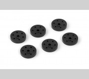 XRAY 358038 XB808 Composite Shock 6-Hole Piston Set (1.3  1.4  1.5MM)