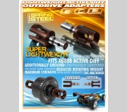 XRAY 355162 XB808 Active Diff Outdrive Adapter - Lightweight - HUDY Spring Steel™ (2)