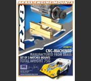 XRAY 348714 BRASS Engine Mounts (L+R) - 75g