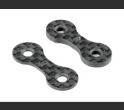 XRAY 302124 X4 REAR ROLL-CENTER CARBON SPACER 1+2MM (1+1)
