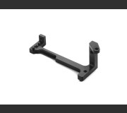 XRAY 306223 X4F ALU SERVO MOUNT - BLACK - ONE-PIECE -  SHORT HOLDER