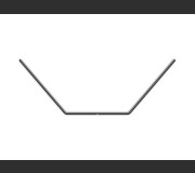303841 X4 ANTI-ROLL BAR AAM - ABOVE ARM MOUNT - REAR 1.1MM