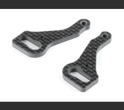 XRAY 303380 X4 CARBON FRONT STEERING PLATE (L+R)