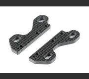 XRAY 301556 X4 UNIVERSAL CARBON UPPER CLAMP FOR UNI BULKHEADS (2)