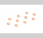 XRAY 303142-O Alu Shim 3x5x0.5MM - Orange (10)