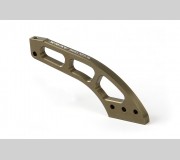 XRAY 352087 XB808 Front Alu Brace Swiss 7075 T6 (5MM) - Hard Coated