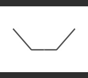 XRAY 333477 ANTI-ROLL BAR FOR BALL-BEARINGS - REAR 1.6MM - V2
