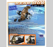 XRAY 353356 XB808 Alu Adjustable Rear Hub Carrier