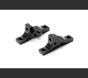 XRAY 332039 Alu Upper Clamp Front - Multi-Flex - Black - 7075 T6 - (L+R)