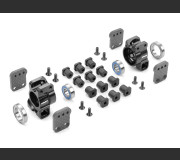 XRAY 350912 XRAY XB8 ALU REAR UPRIGHTS - MULTI-ADJUSTABLE - SET