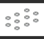 303118-C ALU SHIM 3x9x1.0MM - DEEPER COUNTERSUNK (10)