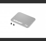 XRAY 326153 STAINLESS STEEL WEIGHT UNDER SERVO FOR 1-PIECE CHASSIS 13g
