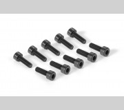 XRAY 908412 HEX Screw Socket Head Cap M4x12  (10)