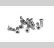 XRAY 903206 HEX Screw SFH M2x6 - Stainless  (10)