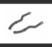 XRAY 376328 X1'23 Side Brace - Graphite 2.5MM - Right & Left