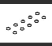 XRAY 373131-K ALU SHIM 2.5x5x1.0MM - BLACK (10)