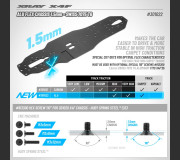 XRAY 301022 X4F'25 ALU FLEX CHASSIS 2.0MM - SWISS 7075 T6