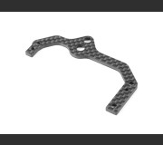 XRAY 371169 X1 CARBON REAR POD LOWER PLATE FOR 1-PIECE CHASSIS - REAR