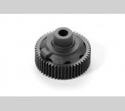 XRAY 324954-G Composite Gear Differential Case With Pulley 53T - LCG - Graphite