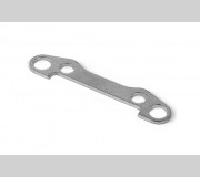 XRAY 352317 XB808 Steel Susp. Holder - Front - Laser CUT - Hardened